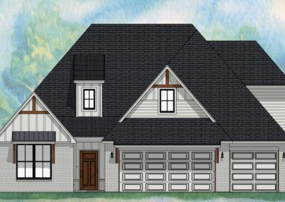 Elevation Thumbnail Redford 1E, 1H, 2H B