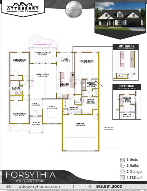 Forsythia FO1 V26.1 (854x480) Atteberry Homes, New Homes Olathe KS