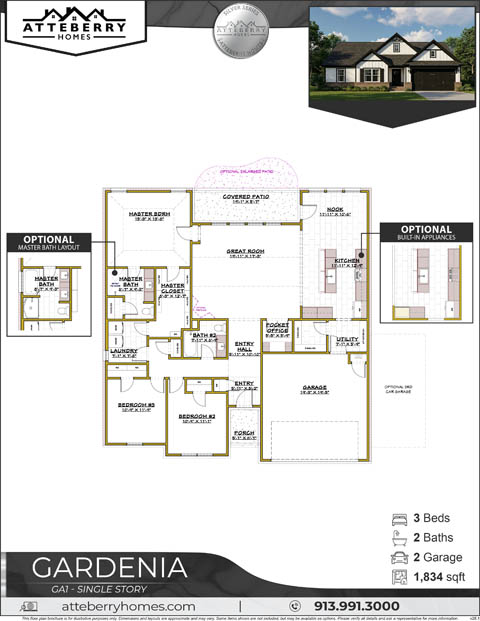 Gardenia GA1 V26.1 (854x480) Atteberry Homes, New Homes Olathe KS