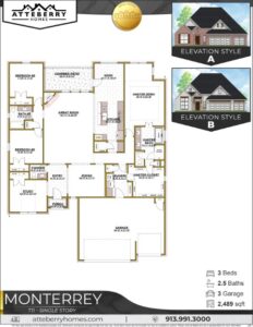Monterrey 1 T11 V26.1 (854x480) Atteberry Homes, New Homes Olathe KS
