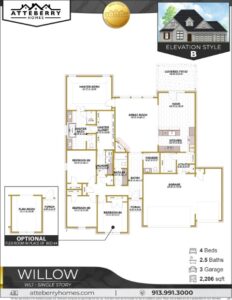 Willow 1 WL1 V26.1 (854x480) Atteberry Homes, New Homes Olathe KS